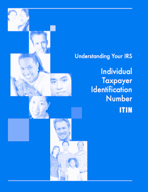 IRS Form W-7 Application for Individual Taxpayer Identification Number