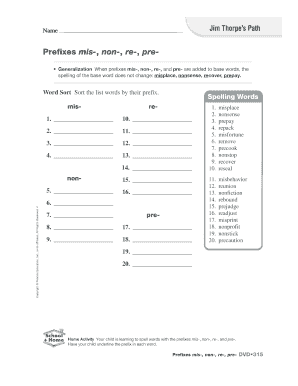 Jim Thorpe's Path Worksheet