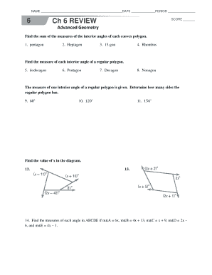 Advanced Geometry Review