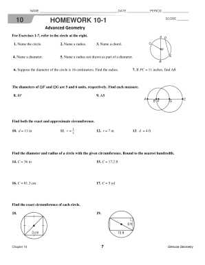 Advanced Geometry Homework