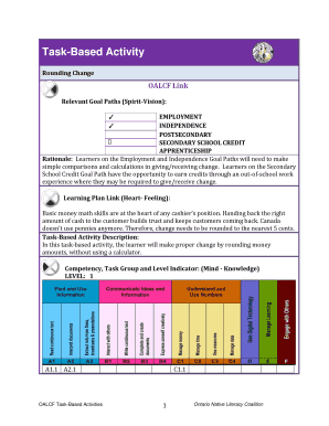 Rounding Change Activity Sheet