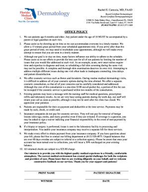 Florida Medical Clinic Consent Form