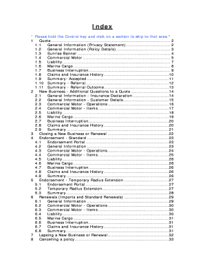 Commercial Motor Insurance Quote Form