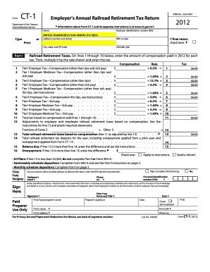 Employer’s Annual Railroad Retirement Tax Return