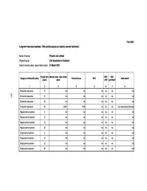 UK With-Profits Payouts Form