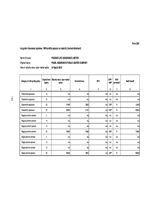 UK With-Profits Payouts Form 59A/59B