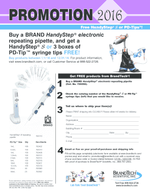 BrandTech Promotion Form 2016