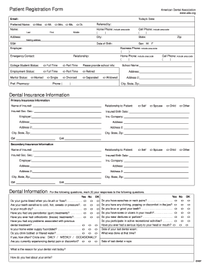 Patient Registration Form