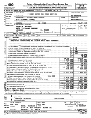 Form 990 Tax Exemption Application