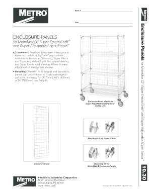 Enclosure Panels Installation Guide