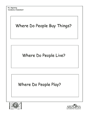 ELL Vocabulary Assessment