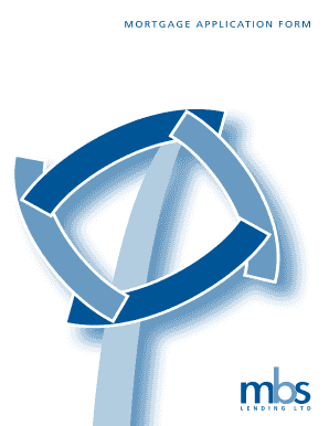 UK Mortgage Application Form