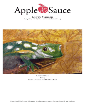 Apple Sauce Literary Magazine