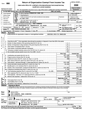 IRS Form 990 2008