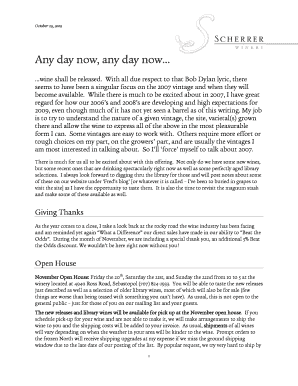 Wine Order Form
