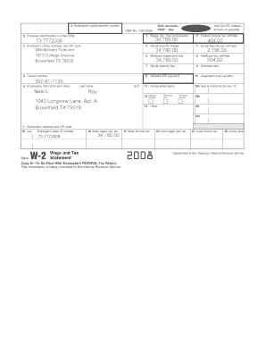 IRS Form W-2