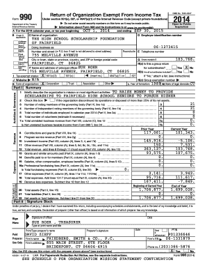 Form 990 2014