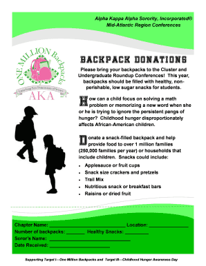 Backpack Donations - Mid-Atlantic Region - midatlanticaka