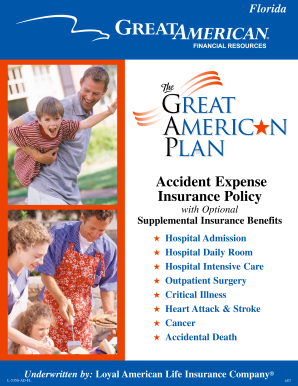 Florida Accident Expense Insurance Policy