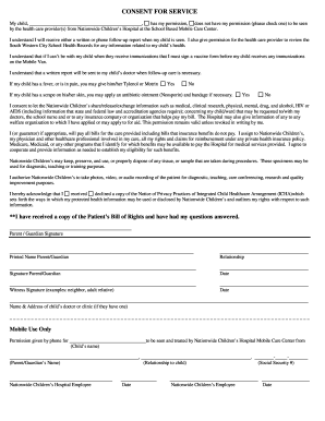 Consent for School-Based Mobile Care