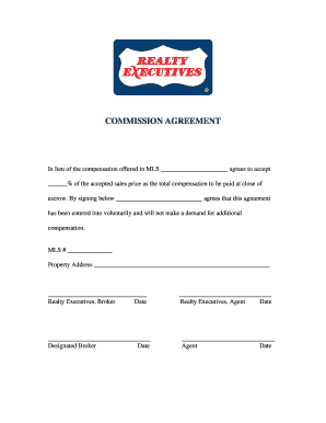 Agent commission agreement pdf - Commission Agreement - brandarchitectsinccom