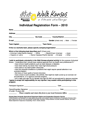 Individual Registration Form