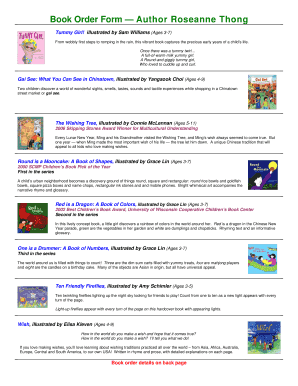 Book Order Form