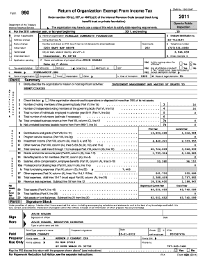 Form 990 Return of Organization Exempt From Income Tax