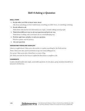 Skill 4: Asking a Question Homework Report