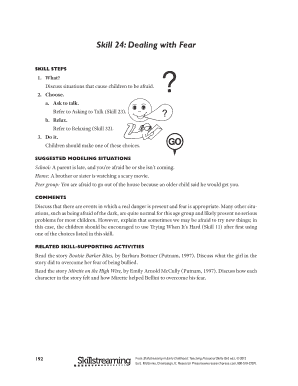 Homework Report for Dealing with Fear