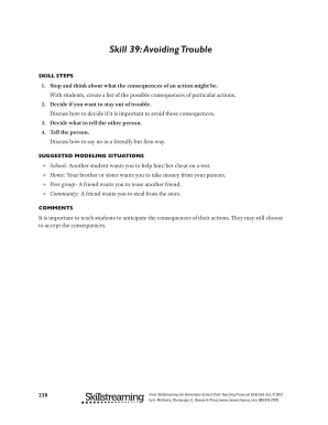 Avoiding Trouble Homework Report
