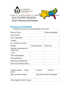 Event Planning Checklist