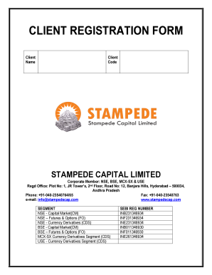 Client Registration Form