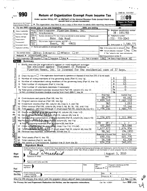Form 990 Return of Organization Exempt From Income Tax