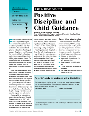 Child Guidance and Discipline Guide
