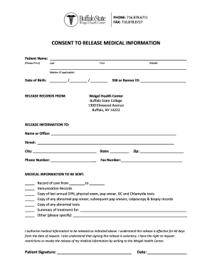 Consent to Release Medical Information