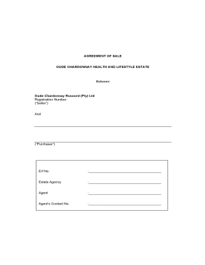 South Africa Property Sale Agreement
