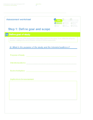 ICT Carbon Impact Assessment Worksheet