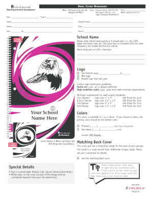 Swirl Cover Order Form