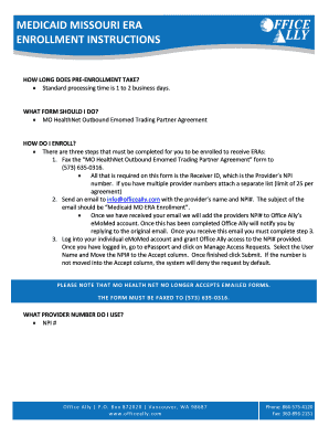 Missouri Medicaid Outbound Emomed Trading Partner Agreement