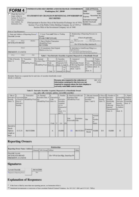 SEC Form 4 Statement of Changes in Beneficial Ownership