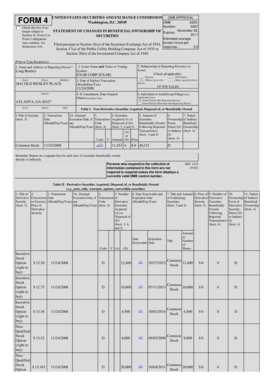 SEC Form 4 Statement of Changes in Beneficial Ownership
