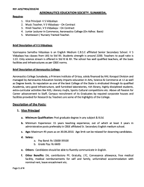 Sample teacher cover letter with experience pdf - sample of editable admissions form for montessori training