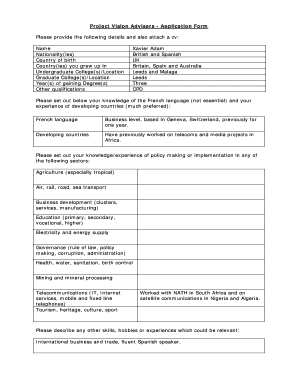Form preview