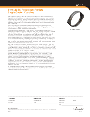Victaulic Style 234S Coupling Guide