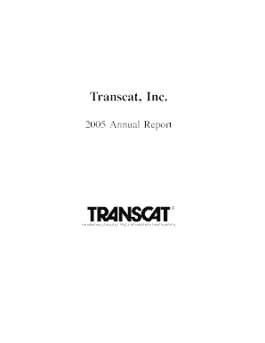 Transcat FY2005 Annual Report. Transcat FY2005 Annual Report