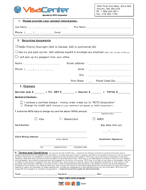 Ethiopia Visa Application Form