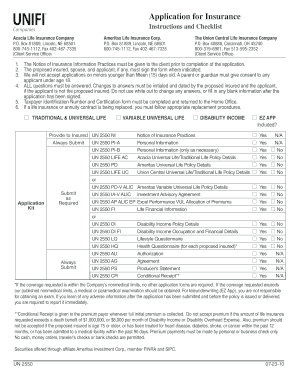 Application for Insurance