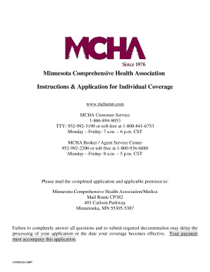 Minnesota Health Insurance Application