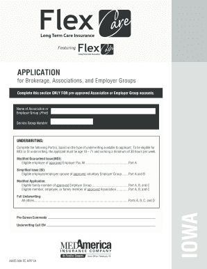 MedAmerica Long Term Care Application